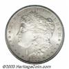 Image 1 : 1879-CC $1 Capped Die MS63 PCGS.