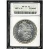 Image 1 : 1887-S $1 MS64 Prooflike ANACS.