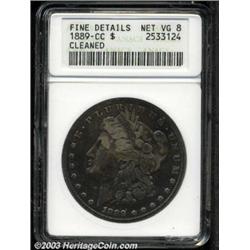 1889-CC--Cleaned--ANACS, Fine Details, Net VG8,