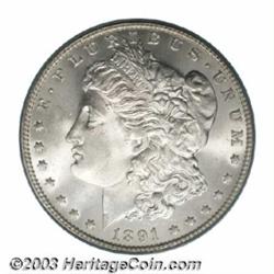1891 $1 MS65 PCGS.