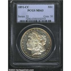 1891-CC $1 MS63 PCGS.