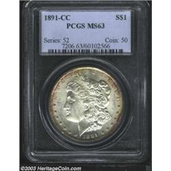 1891-CC $1 MS63 PCGS.