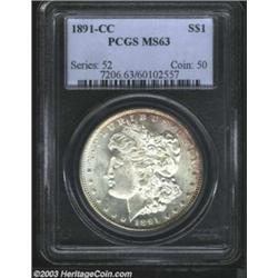 1891-CC $1 MS63 PCGS.