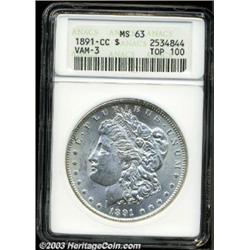 1891-CC $1 MS63 ANACS.