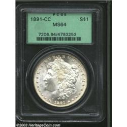 1891-CC $1 MS64 PCGS.