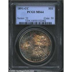 1891-CC $1 MS64 PCGS.