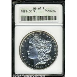 1891-CC $1 MS64 Prooflike ANACS.