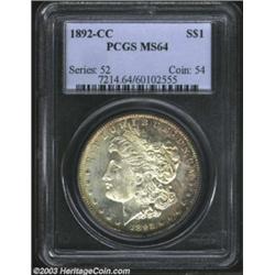 1892-CC $1 MS64 PCGS.