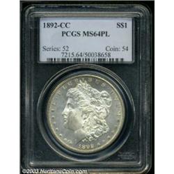 1892-CC $1 MS64 Prooflike PCGS.