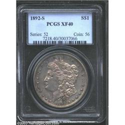 1892-S $1 XF40 PCGS.