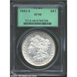 1892-S $1 XF45 PCGS.