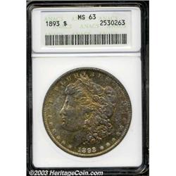1893 $1 MS63 ANACS.