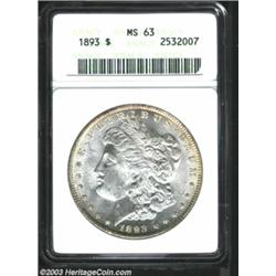 1893 $1 MS63 ANACS.