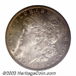 1893 $1 MS65 PCGS.