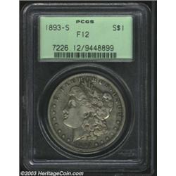 1893-S $1 Fine 12 PCGS.