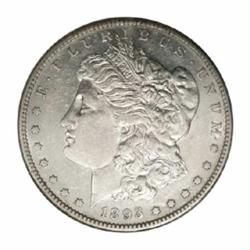 1893-S $1--Scratched--ANACS. AU Details, Net XF45.