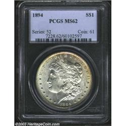 1894 $1 MS62 PCGS.