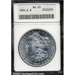 1894-S $1 MS63 ANACS.