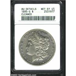 1895-S $1--Cleaned--ANACS. AU Details, Net XF45.