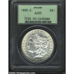 1895-S $1 AU55 PCGS.
