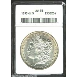 1895-S $1 AU58 ANACS.