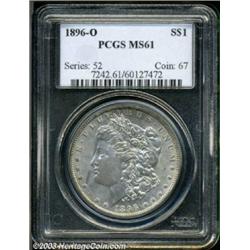 1896-O $1 MS61 PCGS.