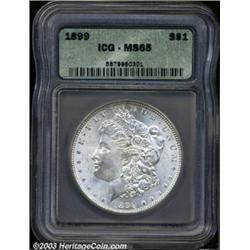 1899 $1 MS65 ICG.