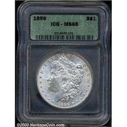 1899 $1 MS65 ICG.