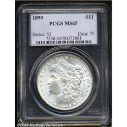 1899 $1 MS65 PCGS.