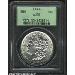 1901 $1 AU55 PCGS.