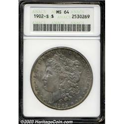 1902-S $1 MS64 ANACS.