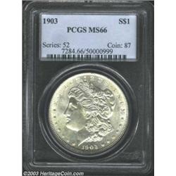 1903 $1 MS66 PCGS.