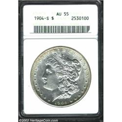 1904-S $1 AU55 ANACS.
