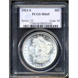 1921-S $1 MS65 PCGS.