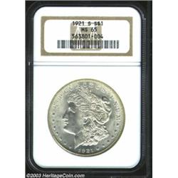 1921-S $1 MS65 NGC.