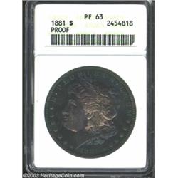 1881 $1 PR63 ANACS.