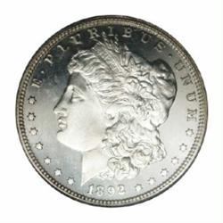 1892 $1 PR66 Cameo NGC.
