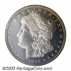 1892 $1 PR66 Cameo PCGS.