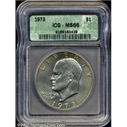 1973 $1 MS66 ICG.