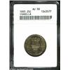 Image 1 : 1893 25C Isabella Quarter AU58 ANACS.