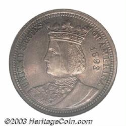 1893 25C Isabella Quarter MS65 NGC.
