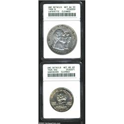 1925 Vancouver Half Dollar--Cleaned--ANACS, Unc Details, Net MS60,