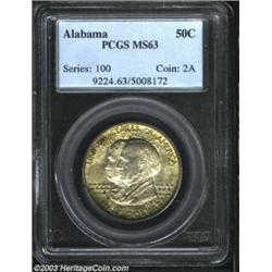 1921 50C Alabama MS63 PCGS.