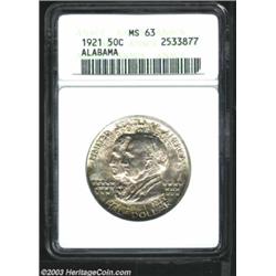1921 50C Alabama MS63 ANACS.