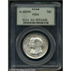 1921 50C Alabama MS64 PCGS.