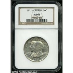 1921 50C Alabama MS64 NGC.
