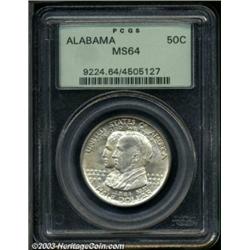 1921 50C Alabama MS64 PCGS.