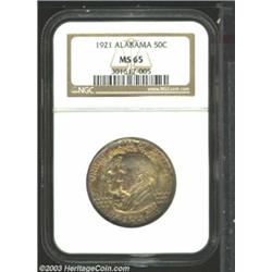 1921 50C Alabama MS65 NGC.