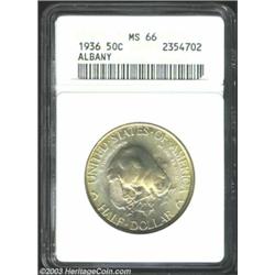1936 50C Albany MS66 ANACS.
