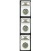 Image 1 : 1938 SET Boone PDS Set MS66, MS66, and MS65 NGC.